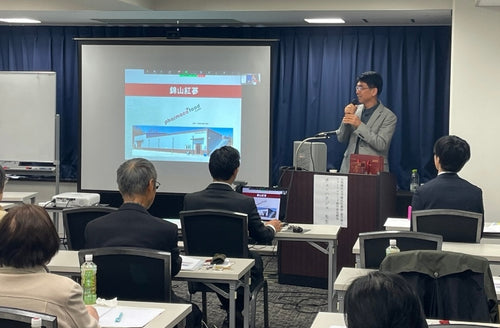Dr. Choi presenting at the 2023 Fukuoka pharmacist conference in Japan